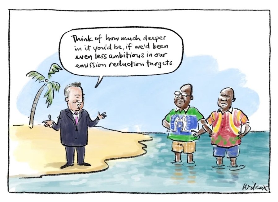 AJGardineresq's tweet image. Pacific island nations should be thankful it's not worse, Chris Bowen says ...