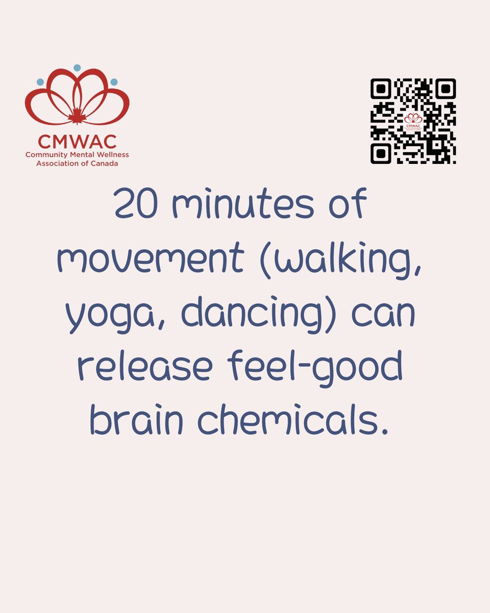 CmwacR's tweet image. #MoveForMentalHealth #exerciseforthemind
#MentalHealthMatters #30DayMentalWellness #DailyMindCare #MindfulEveryday #MentalWellnessJourney
