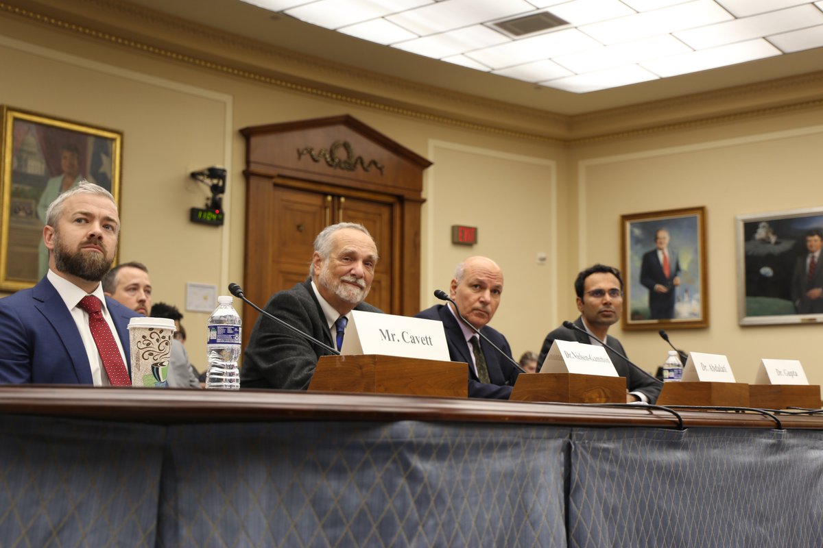 housescience's tweet image. Chairman @RepFranklin thanked Thomas Cavett (@tomorrowio_), Dr. John Nielsen-Gammon (@srclimatecenter), Dr. Waleed Abdalati (@CIRESnews), and Dr. Jayesh Kumar Gupta (@SilurianAI) for testifying on how emerging technologies are transforming weather forecasting and preparedness.