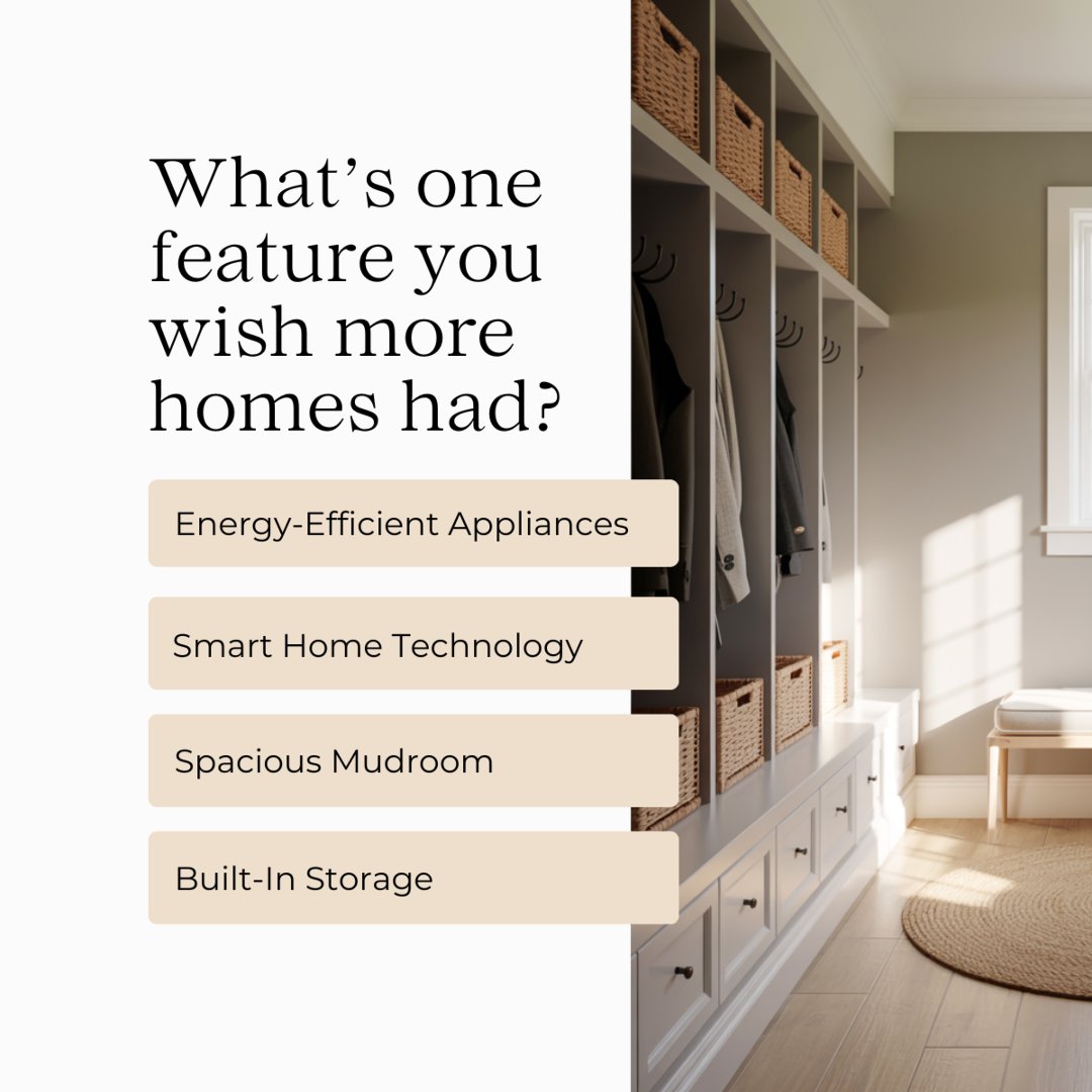 TanyaYahnke's tweet image. Imagining the perfect home is all about those features that make everyday living easier and more enjoyable.

🌟 What’s one feature you wish more homes had? Share your must-have in the comments below!

#dreamhome #homefeatures #propertywishlist #homeimprovement #realestate