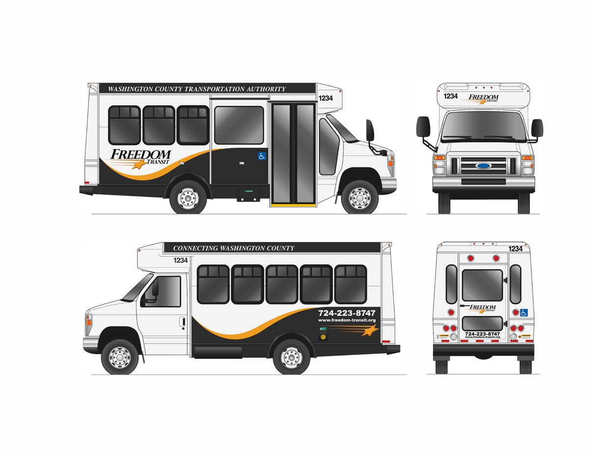 WashPATransit's tweet image. SNEAK PEEK ALERT 👀Check out our new shared ride bus design! They’re not on the road yet — but we couldn’t wait to give you a first look. Stay tuned for more updates as we get closer to the rollout!