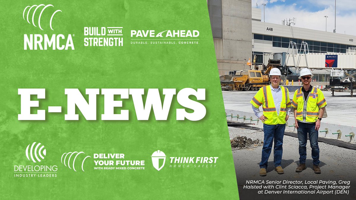 NRMCA Meets with Engineers at Denver International Airport – Read more on this week's #NRMCA E-News: bit.ly/4lR0hT6

Be sure to stay updated and subscribe to our newsletter: ow.ly/Lq7M50WggVr

#concrete #enews #construction #buildwithstrength #paveahead #nrmcanews