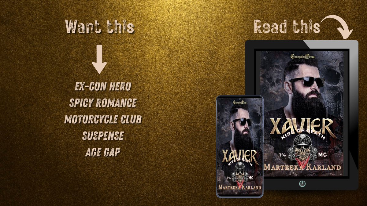 Sara Trimble (@saradtrimble) on Twitter photo Xavier Teaser Tuesday
<a href="/RABTBookTours/">RABT Book Tours & PR</a> #RABTBookTours #XavierKissofDeathMC #MarteekaKarland #MCRomance <a href="/changelingpress/">Changeling Press</a>
bit.ly/46a2bKb Xavier Teaser Tuesday
<a href="/RABTBookTours/">RABT Book Tours & PR</a> #RABTBookTours #XavierKissofDeathMC #MarteekaKarland #MCRomance <a href="/changelingpress/">Changeling Press</a>
bit.ly/46a2bKb