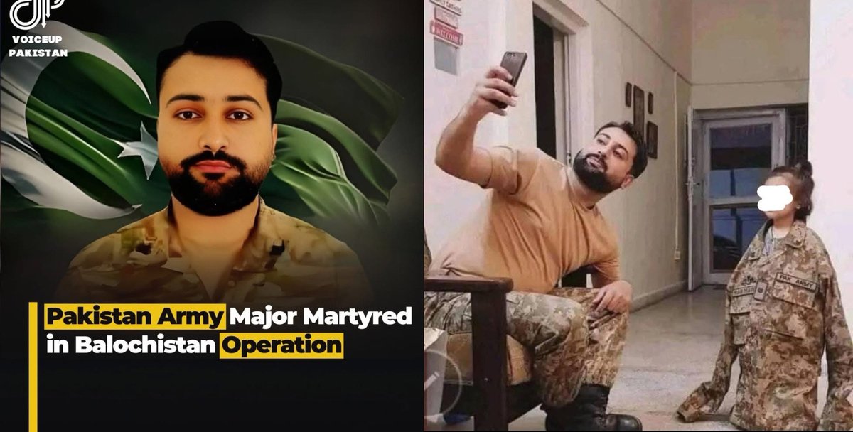 TrueTruth64's tweet image. انا للہ و انا الیہ راجعون 💔 

🇵🇰 Major Rab Nawaz ex 7 Baloch Regiment has embraced Shahadat in a counter terrorism operation in Awaran, Balochistan.

#puppeth #GoldsmithPhaseTwo 
#NoCommissionOn_295c