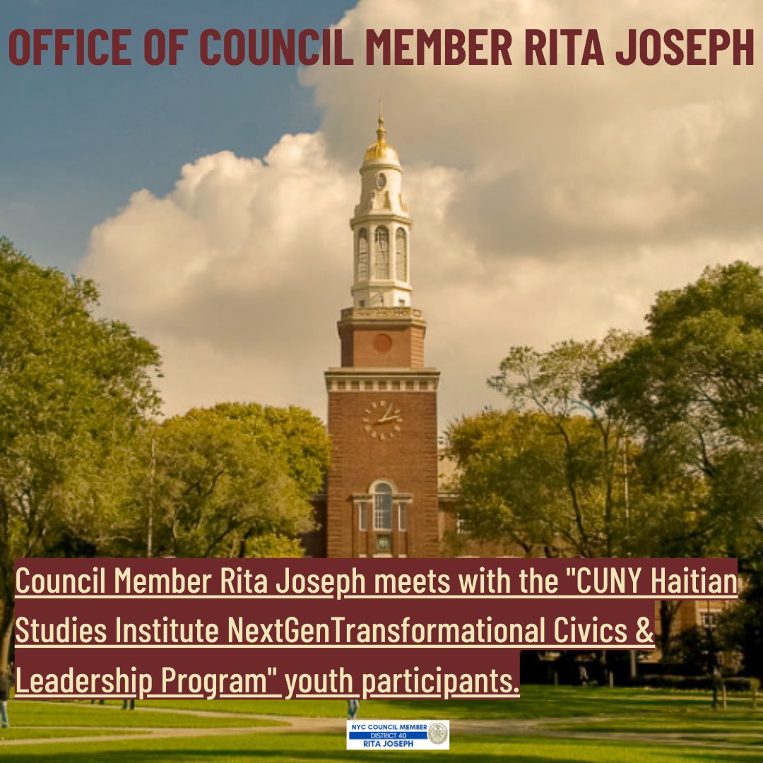It was a joy to meet with the <a href="/cunyhsi/">CUNY HSI</a> NextGen youth leaders at City Hall earlier this week. Now more than ever we must upside our youth to be civically equipped and engaged.