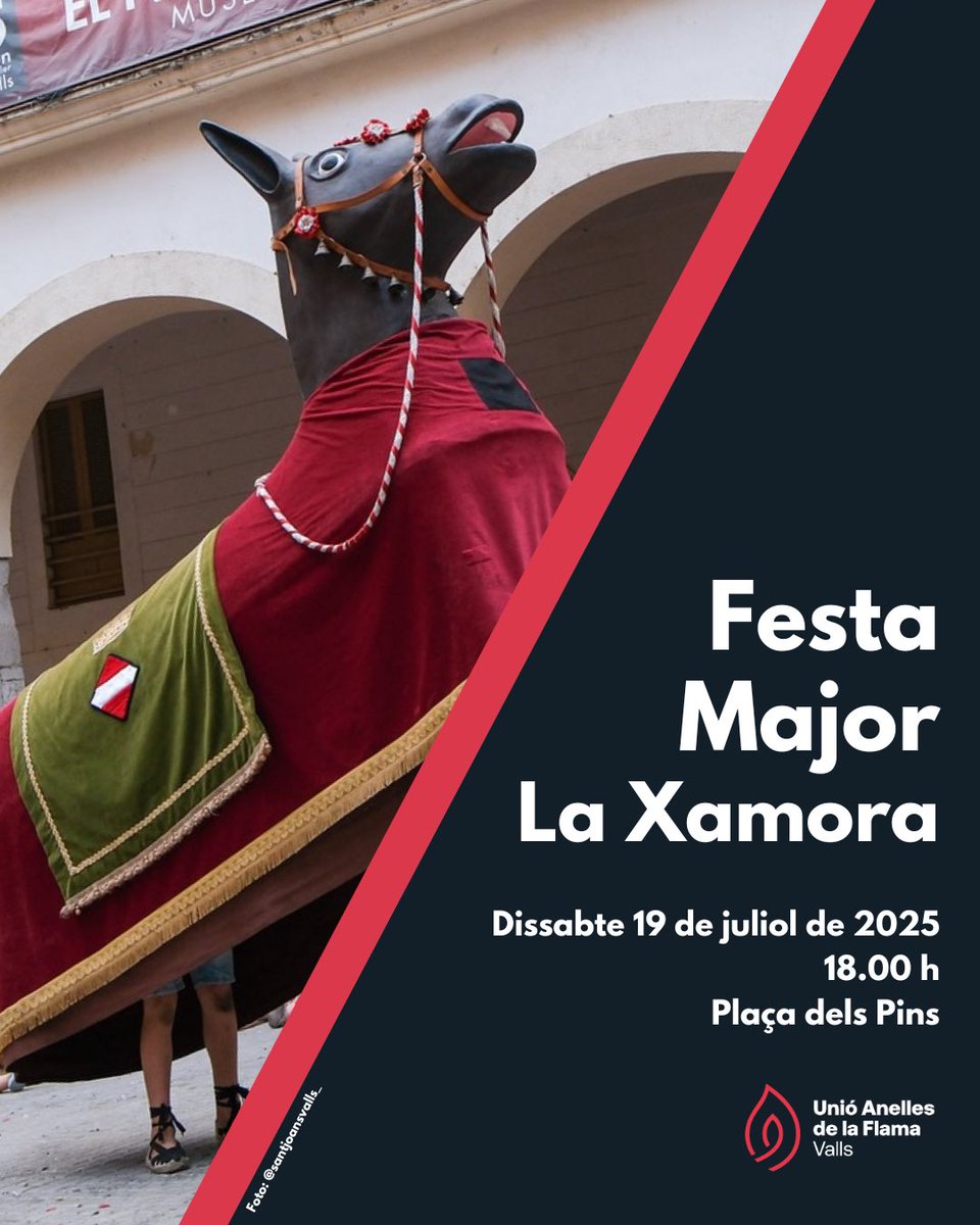 Mulassa petita 🐴 | Aquest dissabte a la tarda la Mulassa petita tornarà a ballar pels carrers de Valls participant en la cercavila de la Festa Major del barri de la Xamora, acompanyada dels grallers de l’entitat.

📅 Dissabte 19 de juliol
📍 Plaça dels Pins
🕕 18.00 h

#UAFValls