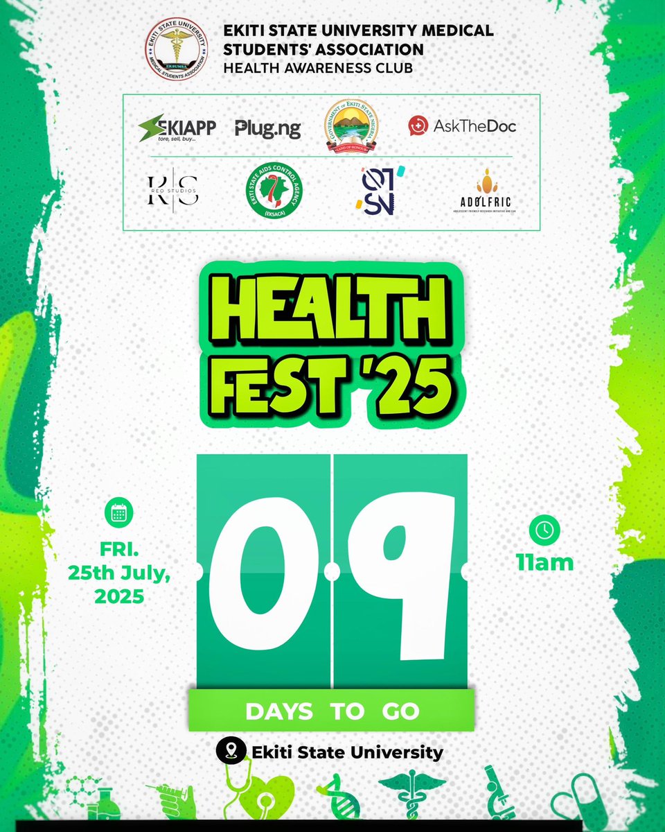 _iamwuraola's tweet image. You are not allowed to forget this event.
From now on, you shall see this flier in your dreams.
Can I get an amen?
@Seki_APP @danladiareola @askthedochq @adolfric @Only1two_ @ekitistategov