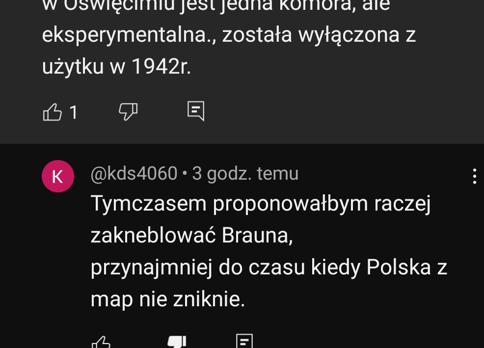 Szanowny Panie <a href="/GadowskiWitold/">witold gadowski</a>
Taki oto wpis pojawił się dzisiaj pod Panskim Przeglądem tygodnia" na YT. Mogę prosić o komentarz?
Ściskam prawicę