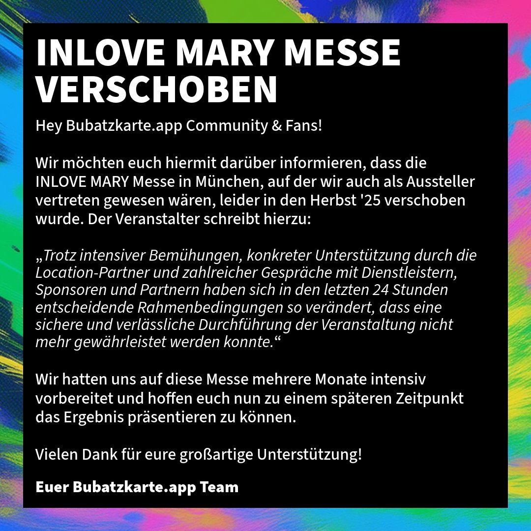 ❗INLOVE MARY VERSCHOBEN❗

#inlovemary #bubatzkarte #cannabismesse #cannabisculture #420community #cannabisevent #hanfmesse