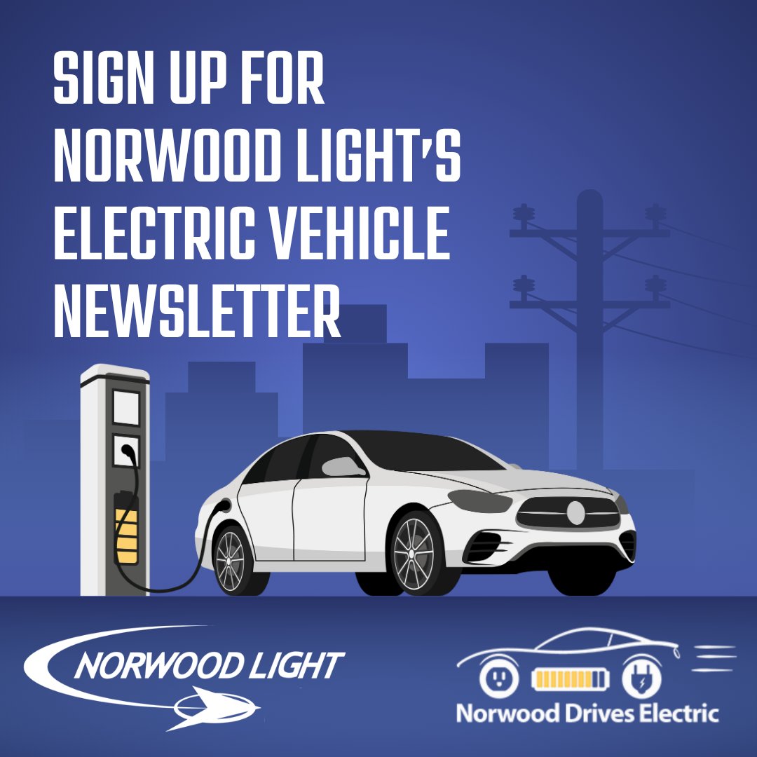 From incentive &amp; rebate changes to EV news and local updates, get it all delivered straight to your inbox every month. Subscribe to the Norwood Drives Electric newsletter today! zc.vg/pjbc2
#NorwoodMA #Norwood_Light #Electric #EV