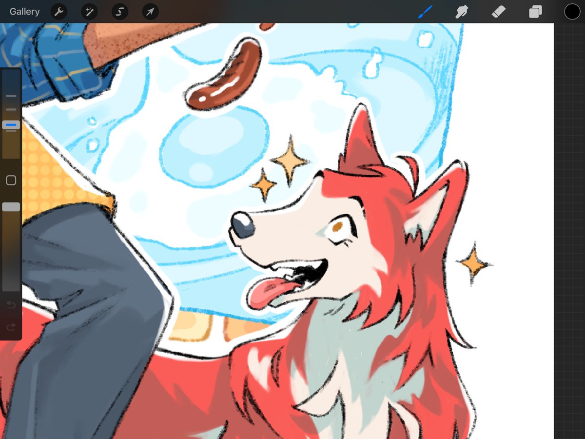 ginsays's tweet image. WIP Wednesday what that dog doin 🐶
