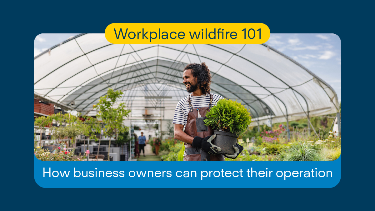 Canada continues to face record-breaking wildfire seasons — is your business prepared? 

If you operate in a high-risk area, having a plan is essential. The right steps can reduce risk and help you recover faster after a wildfire. 

Learn more: bit.ly/3UeYFGJ