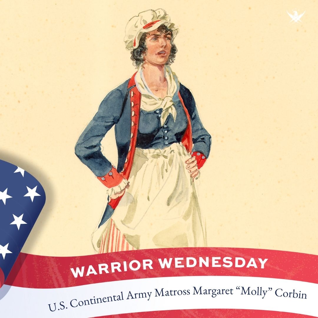 GarySiniseFound's tweet image. Meet Margaret Corbin - Revolutionary War hero, trailblazer, and the first woman in U.S. history to receive a military pension for her service.
When Fort Washington came under attack in 1776, Margaret stepped up in the most courageous way. After her husband was killed while…