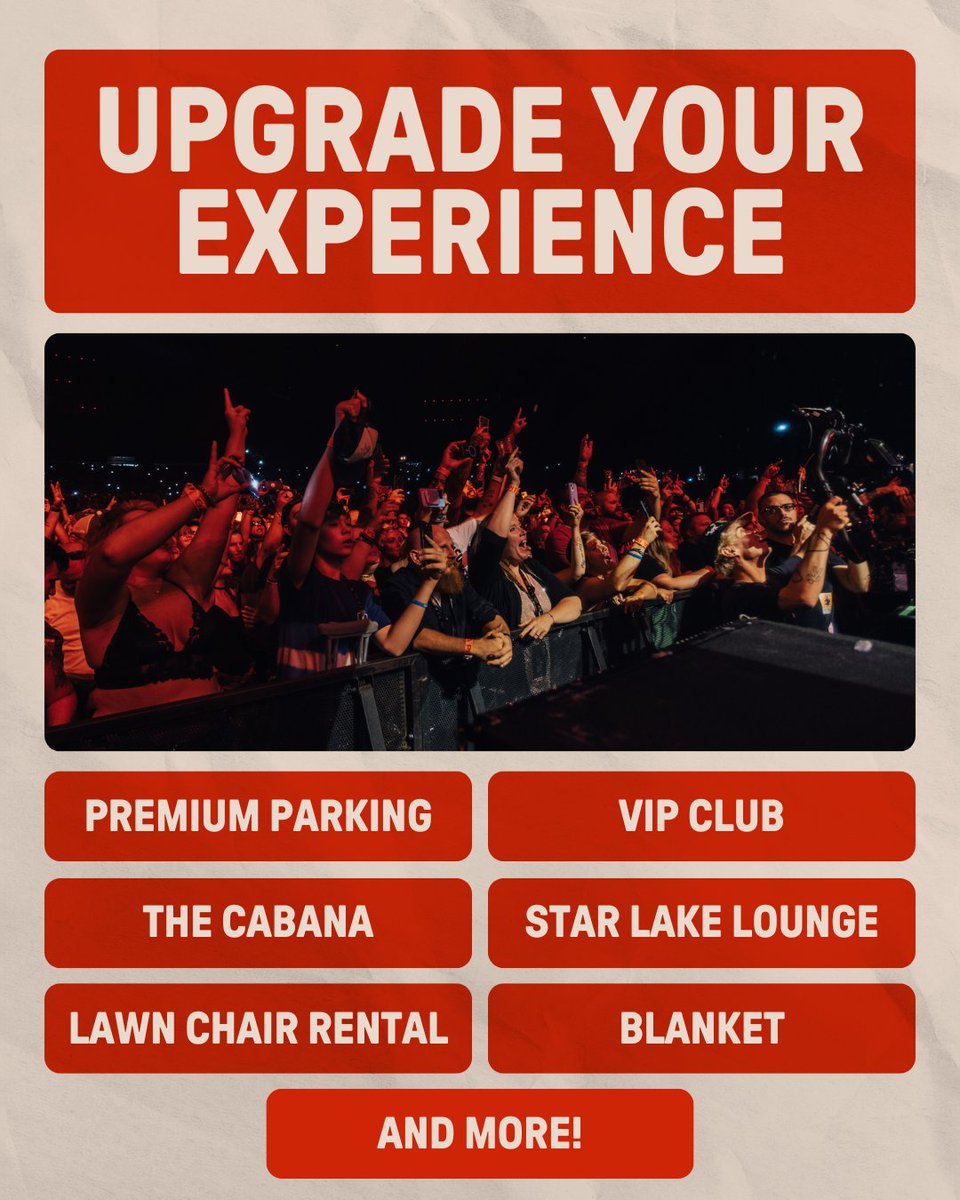 Pav_StarLake's tweet image. 😎SATURDAY 7/19 – Wiz Khalifa & Sean Paul😎
🎟️ livemu.sc/4lAlfpP
⭐Upgrades: livemu.sc/3Ueo83k
📲 Text us! Text GOODVIBES25 to 724-442-5777 and we'll send show updates to your phone
👉 Got questions? bit.ly/3Hu1cKD
See yinz soon!
