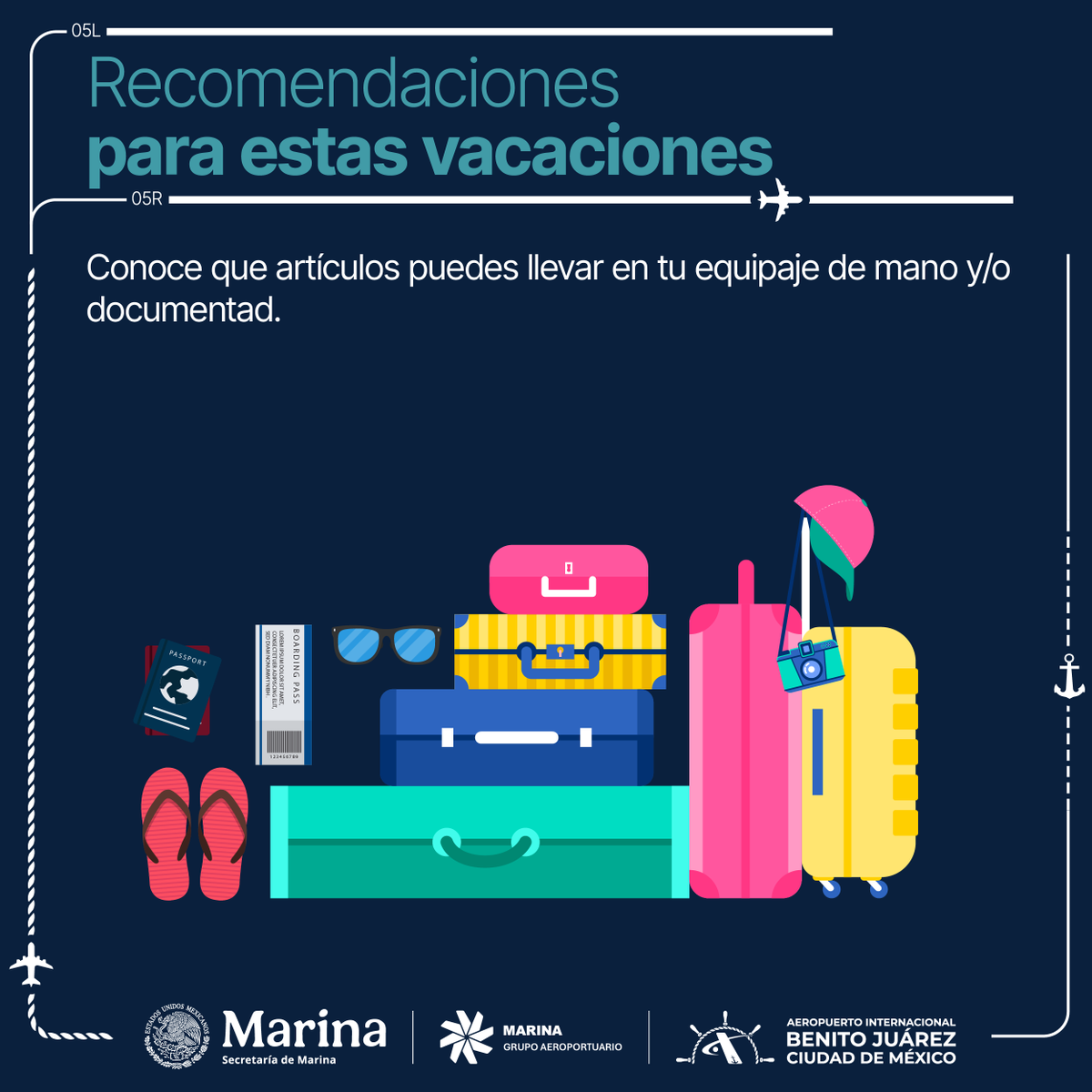 AICM_mx's tweet image. Estamos en remodelación, pero nunca dejamos de despegar contigo estas vacaciones.
#ArptoBJ #Aeropuerto #BenitoJuárez
@SEMAR_mx ⚓ @aeropuertos_GAM ✈️