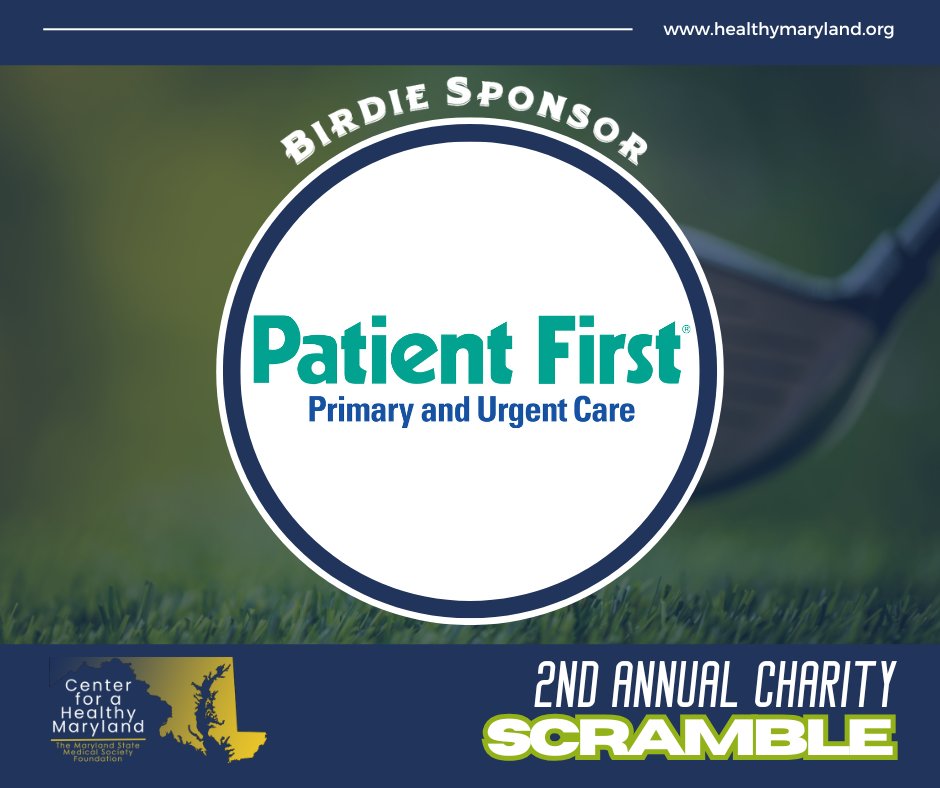 Healthy Maryland (@cfhmupdates) on Twitter photo We are thrilled to have <a href="/PatientFirst/">Patient First</a> join us FORE! A Good Cause, at our 2nd annual Charity Golf Tournament. Thank you for your support!
Join us Friday, August 22nd: events.golfstatus.com/event/2ndAnnua… #GolfForACause #CharityEvent #MarylandEvents We are thrilled to have <a href="/PatientFirst/">Patient First</a> join us FORE! A Good Cause, at our 2nd annual Charity Golf Tournament. Thank you for your support!
Join us Friday, August 22nd: events.golfstatus.com/event/2ndAnnua… #GolfForACause #CharityEvent #MarylandEvents