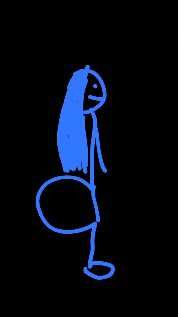 How I draw her vs How she draws me 

Everyone please appreciate <a href="/FuckOffSW/">Blue (Xar's Version)</a> ‘s art 😌