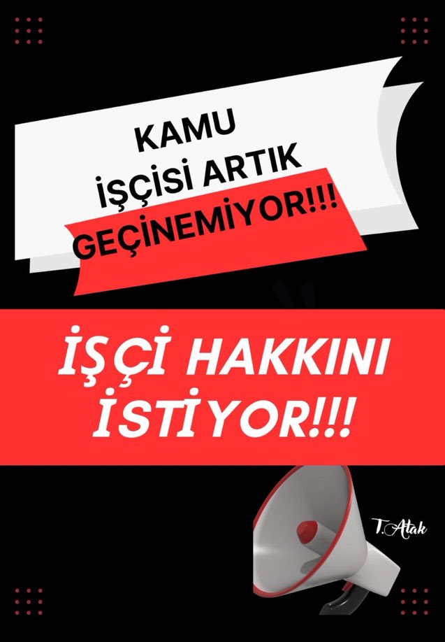 AbdulmecitAkbas's tweet photo. #Taban1800ZamYüzde50
#ZordayizGeçinemiyoruz
#KamuİscileriZamİstiyor
#KamuİşçisiMagdur
#kamuiscisizamistiyor
İŞÇİ HAKKINI İSTİYOR. 
@csgbakanligi 
@tcbestepe
@iletisim 
@HMBakanligi https://t.co/RVyDysFXFh