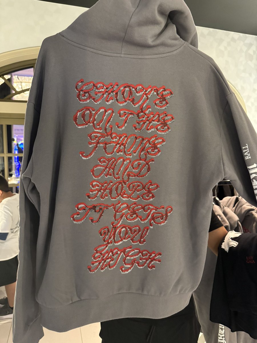 the back of that hoodie is looking a little… inhospitable
