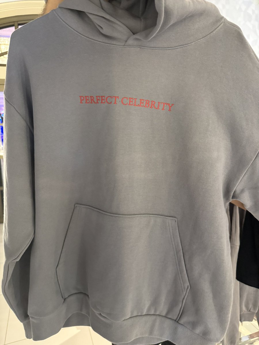 グレー パーカー PERFECT CELEBRITY the back of that hoodie is looking a little… inhospitable