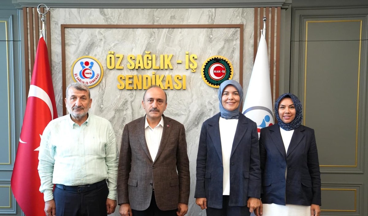 İnsan Hakları Biriminden sorumlu İl Başkan Yardımcımız Sn.<a href="/cemalgungor60/">Cemal Gungor🇹🇷🟢</a> ,İl Kadın Kolları Başkanımız Sn. <a href="/akgul_aysel/">Aysel Koçak Akgül</a> ,İl Kadın Kolları Başkan Yardımcımız ,
Öz Sağlık-İş Sendikası Genel Başkanı Sn <a href="/devletsert/">Devlet Sert</a> 'i ziyaret ettiler. 

Değerli Başkanımıza misafirperveliği için
