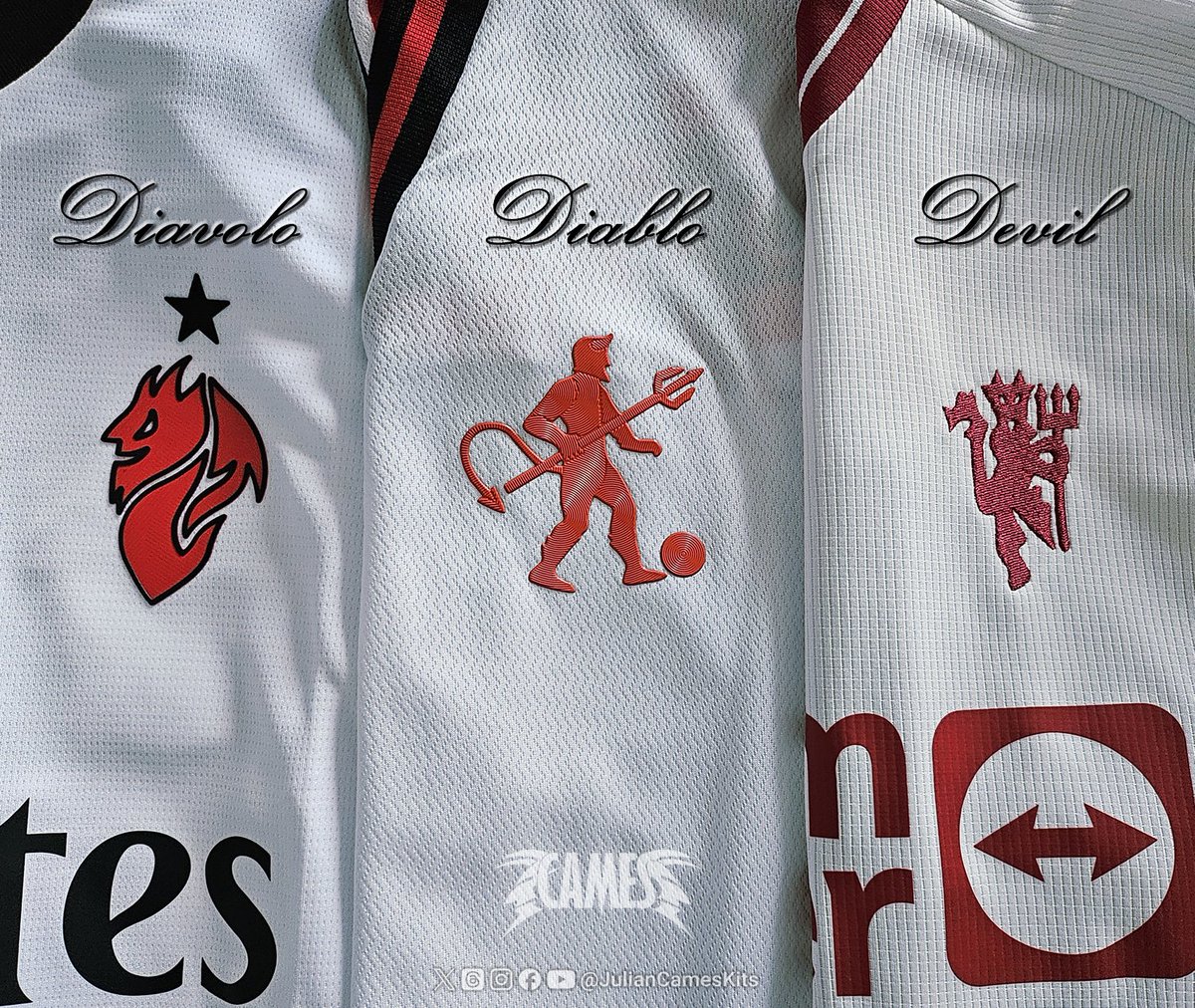 JulianCamesKits's tweet photo. 👹⚽️ #diavolo #diablo #devil 🔴🔴🔴

@AmericadeCali @acmilan @ManUtd 
#EscudosDelDiablo https://t.co/CggBThfUR3