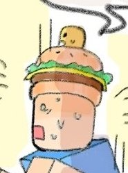 369_Roblox's tweet image. 햄버거 그리는 방식이 점점 퇴화 중