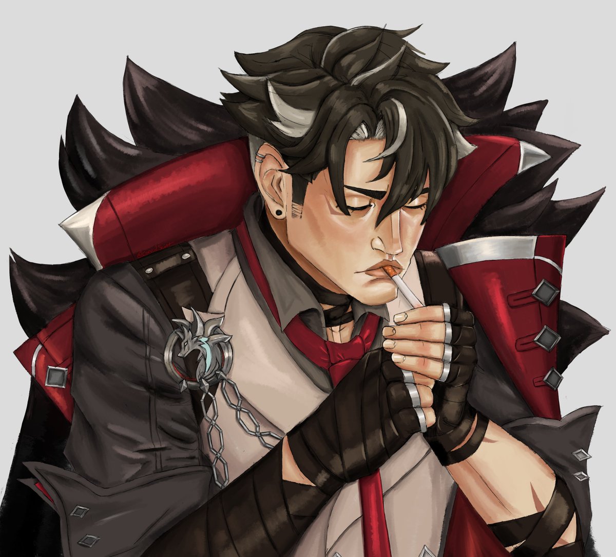 CorvidSaint's tweet photo. I like to draw sad men and pretty ladies   
👼🏽 https://t.co/98QAkru44Y
👼🏽 https://t.co/bRzTxPAKS8
👼🏽 https://t.co/a7rmfIpwsf  (cosplay focused) https://t.co/IJu4NCKyKU