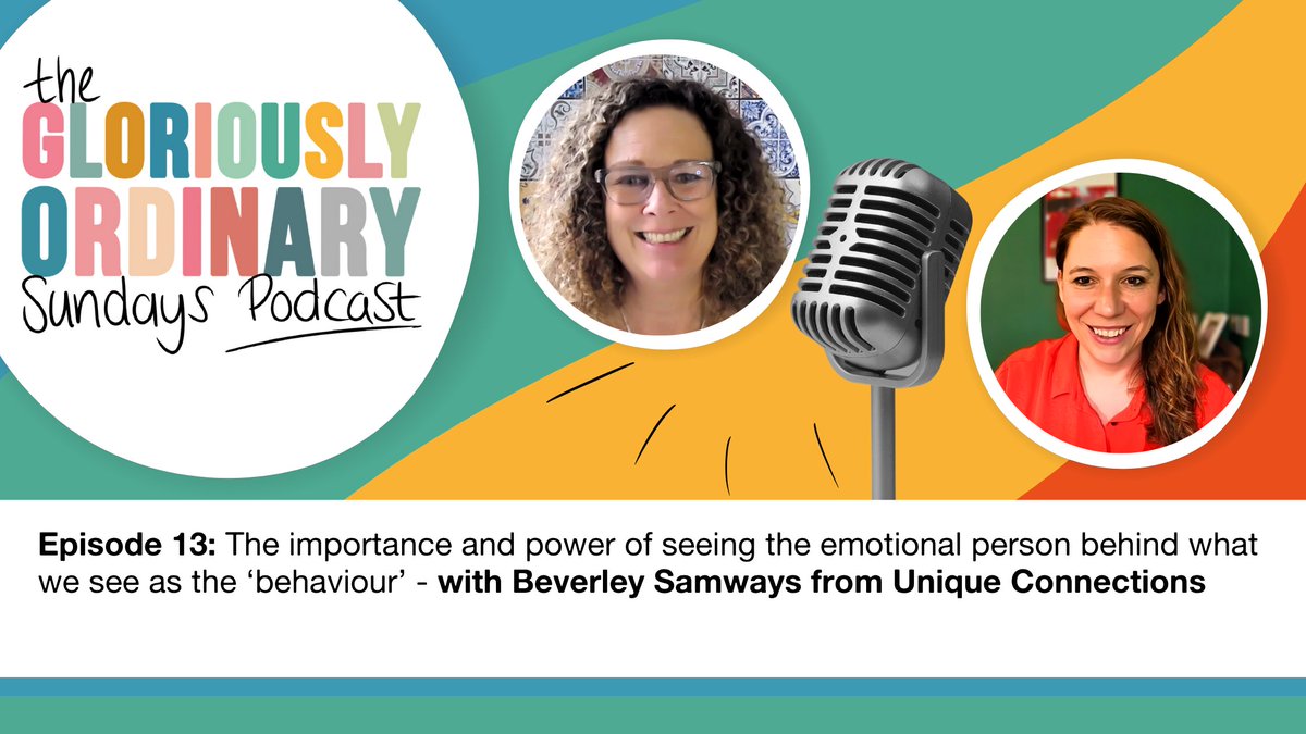 Gloriously Ordinary Lives (@gloriouslyol) on Twitter photo PODCAST: Beverley and I talk about seeing the importance of seeing the emotional person behind what we see as the ‘behaviour’ and how being truly present with someone can replace self-injury with connection and words.
*Please note - We discuss self harm*
gloriouslyordinarylives.co.uk/gloriously-ord… PODCAST: Beverley and I talk about seeing the importance of seeing the emotional person behind what we see as the ‘behaviour’ and how being truly present with someone can replace self-injury with connection and words.
*Please note - We discuss self harm*
gloriouslyordinarylives.co.uk/gloriously-ord…
