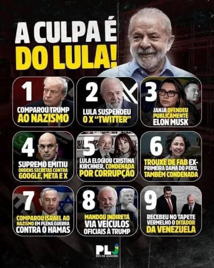 A culpa é deste LADRÃO E DO STF!