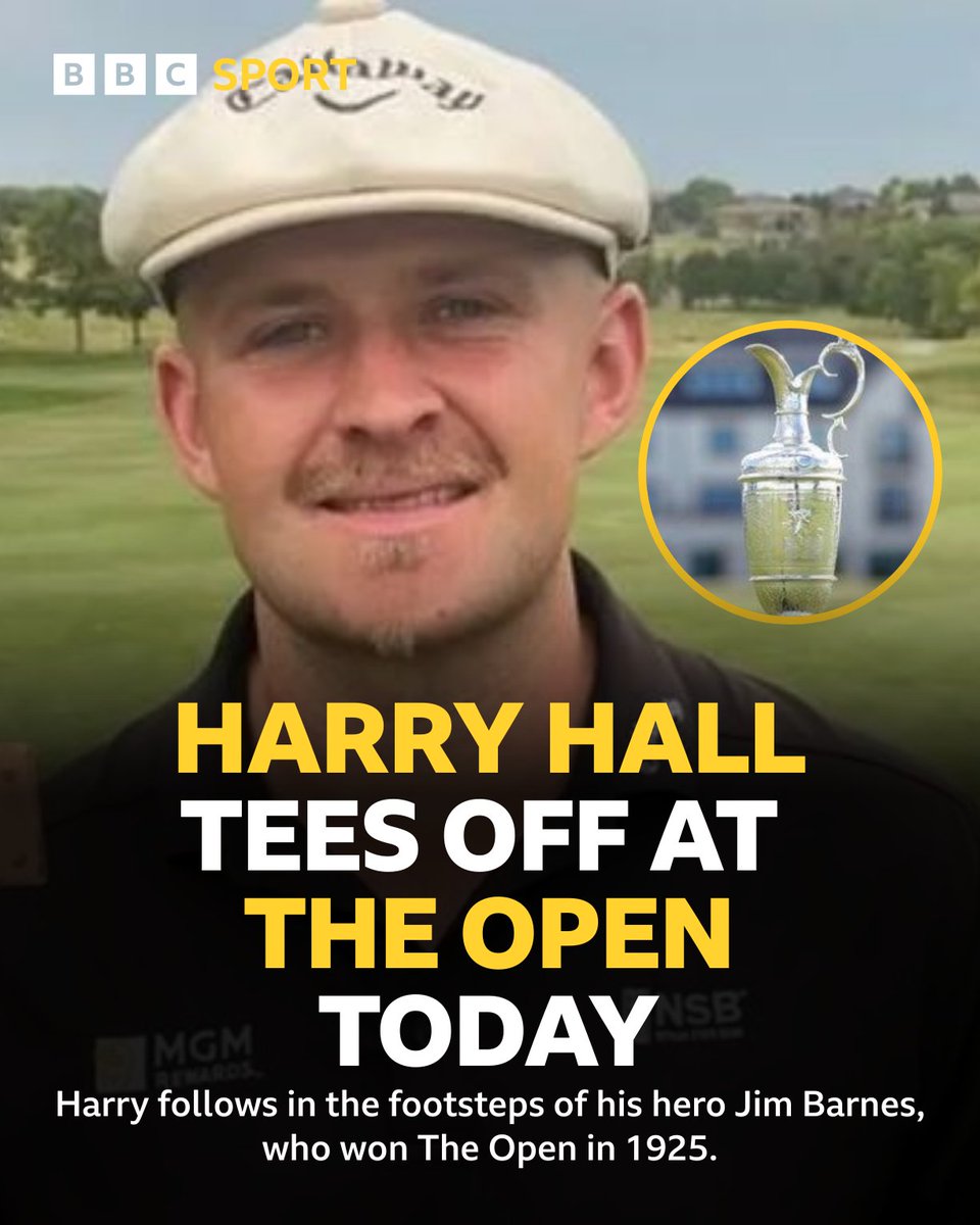 BBC Sport Cornwall (@cornwallsport) on Twitter photo Cornwall is behind you Harry!
It's his first Open Championship.
He tees off at 1.38pm ⛳️
#theopen2025 Cornwall is behind you Harry!
It's his first Open Championship.
He tees off at 1.38pm ⛳️
#theopen2025