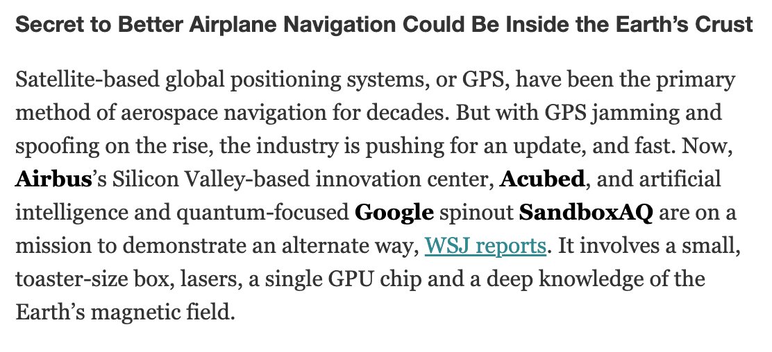 Farshchi's tweet image. Question for pilots: Are existing VORs and ILSs sufficient for navigation, or does commercial aviation require reliable alternatives to GPS?