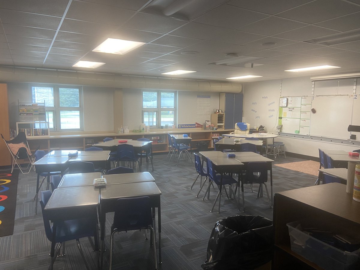 Teachers are the most dedicated professionals. GIS has some great ones! Rooms are ready for students. #1GC