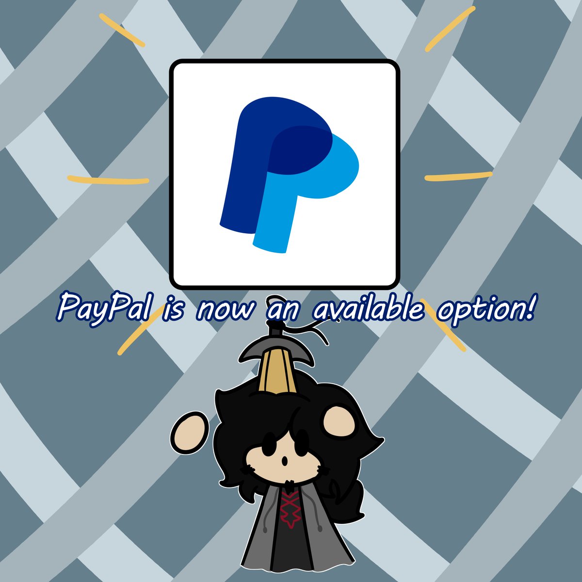 MrCroissant5's tweet image. Howdy!
It's yet again another day to say that I have C0mms open! and now with a new option!
And if you can't right now, consider saving this for later, or share it around, so others know about it!