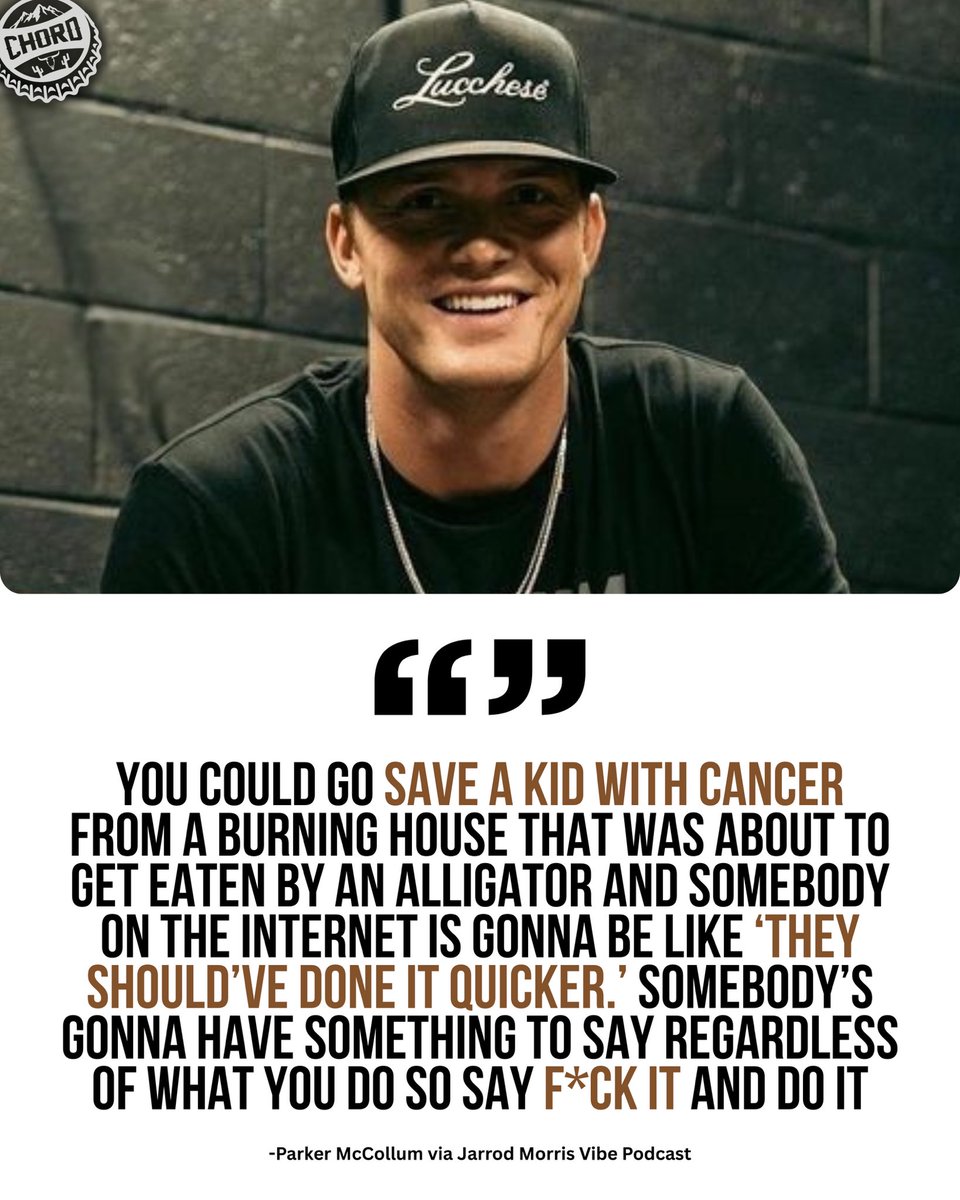 CountryChord's tweet photo. “It doesn’t matter what you do.” 

- Parker McCollum during his recent appearance on The Jarrod Morris Vibe.

Watch the full interview on The Jarrod Morris Vibe Podcast YouTube channel. You can also listen on Spotify and Apple Podcasts. https://t.co/3CMjWYCeaN