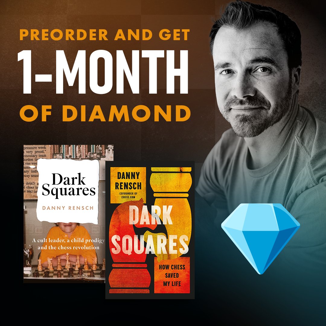 Big news - preordering Dark Squares will now also get you one month of Chess.com diamond!