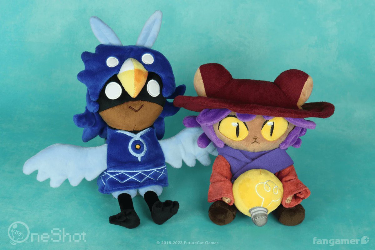 Fangamer's tweet image. The Alula plush is back in stock in our official OneShot collection!
Available now: fanga.me/r/alula-plush-…