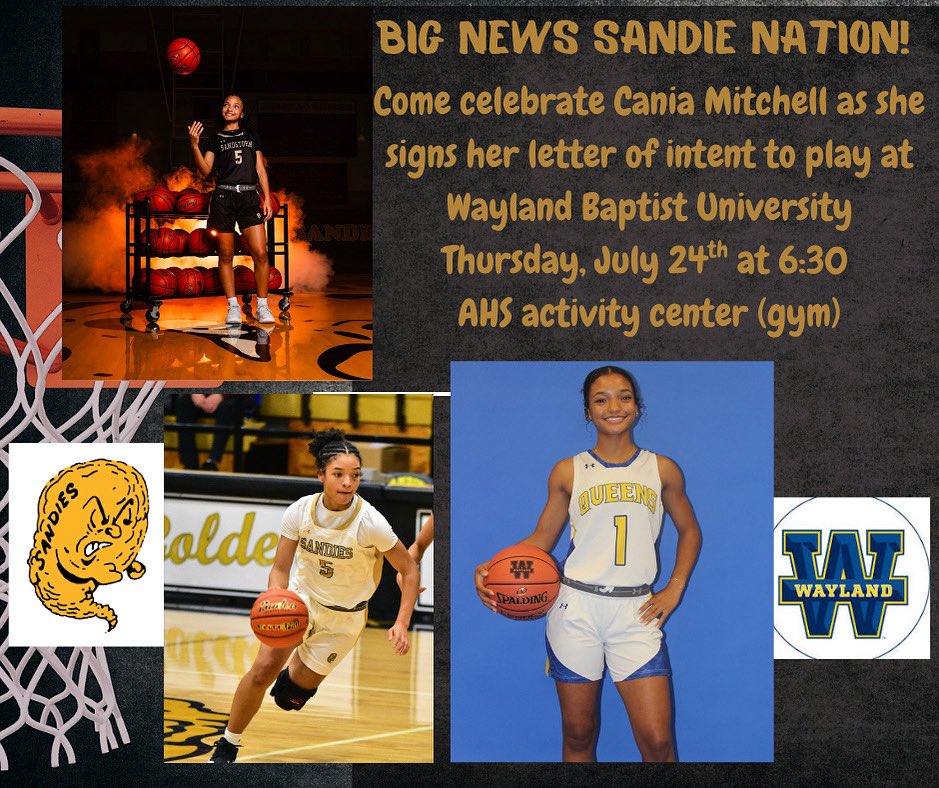 AHS Lady Sandies π (@ladysandies) on Twitter photo Please
Come join us to celebrate Cania Mitchell! <a href="/CBrakebill/">Clint Brakebill</a> <a href="/PressPassSports/">Press Pass Sports</a> <a href="/MaxPrestonTV/">Max Preston</a> <a href="/lancelahnert/">Lance Lahnert</a> <a href="/FlyingQueensWBB/">Wayland Baptist Flying Queens</a> <a href="/teamaisd/">Amarillo ISD Athletic Department</a> Please
Come join us to celebrate Cania Mitchell! <a href="/CBrakebill/">Clint Brakebill</a> <a href="/PressPassSports/">Press Pass Sports</a> <a href="/MaxPrestonTV/">Max Preston</a> <a href="/lancelahnert/">Lance Lahnert</a> <a href="/FlyingQueensWBB/">Wayland Baptist Flying Queens</a> <a href="/teamaisd/">Amarillo ISD Athletic Department</a>