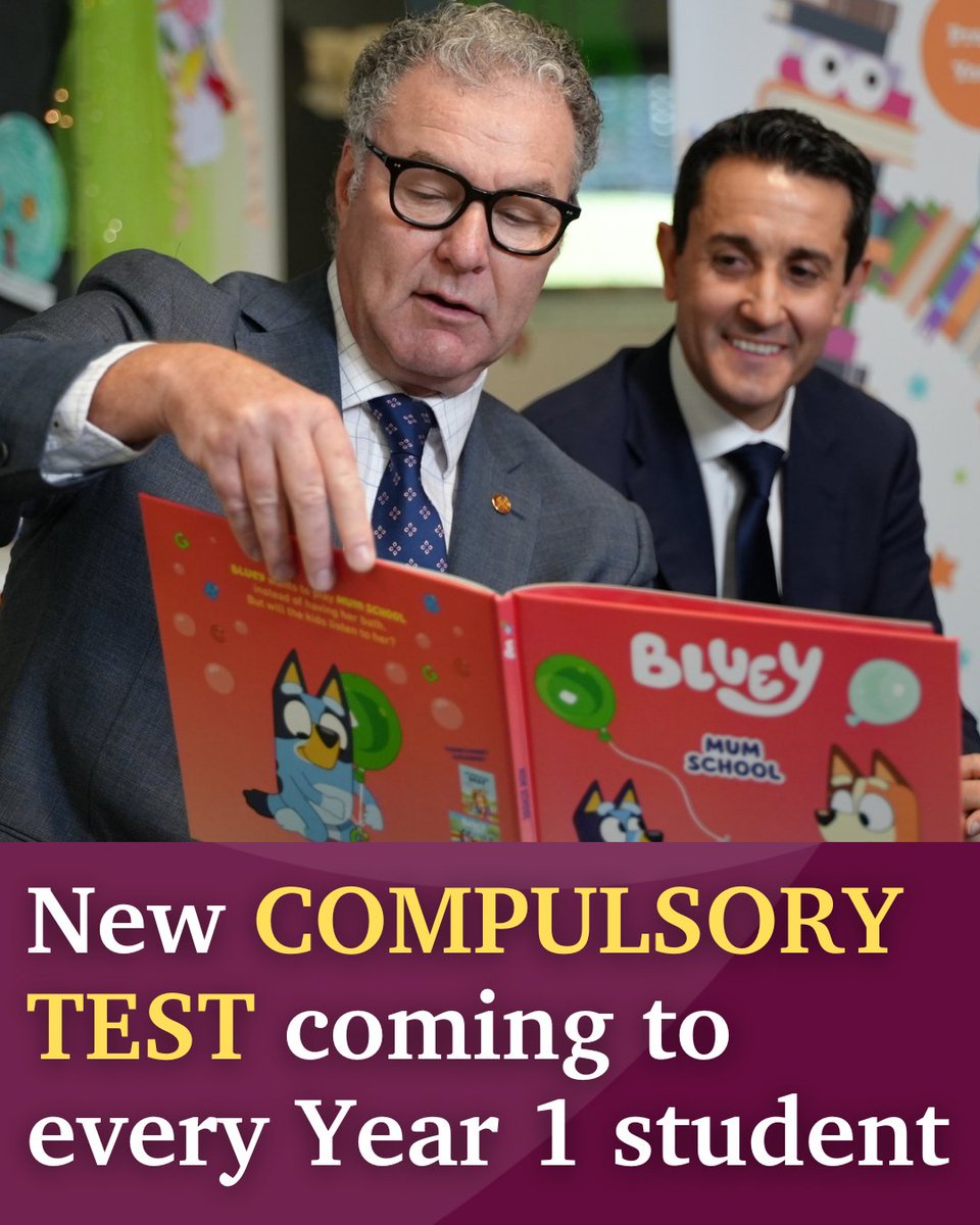 Year 1 students in Queensland state schools will this term undertake compulsory testing under a last-ditch national plan. See what's in store: bit.ly/3GEsVrV