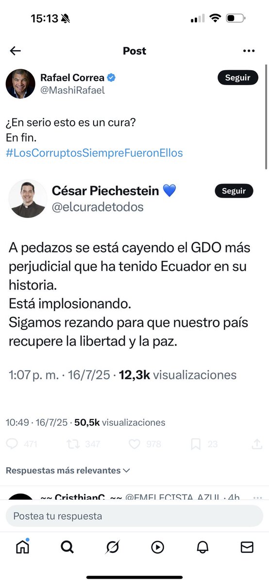 ¡NUNCA LO MENCIONAN! Jajajajajajajaja

Pero se chantó el guante… ¿será que le cayó? ¿Por qué?

¿Y las mentes lúcidas, manos limpias y corazones ardientes?