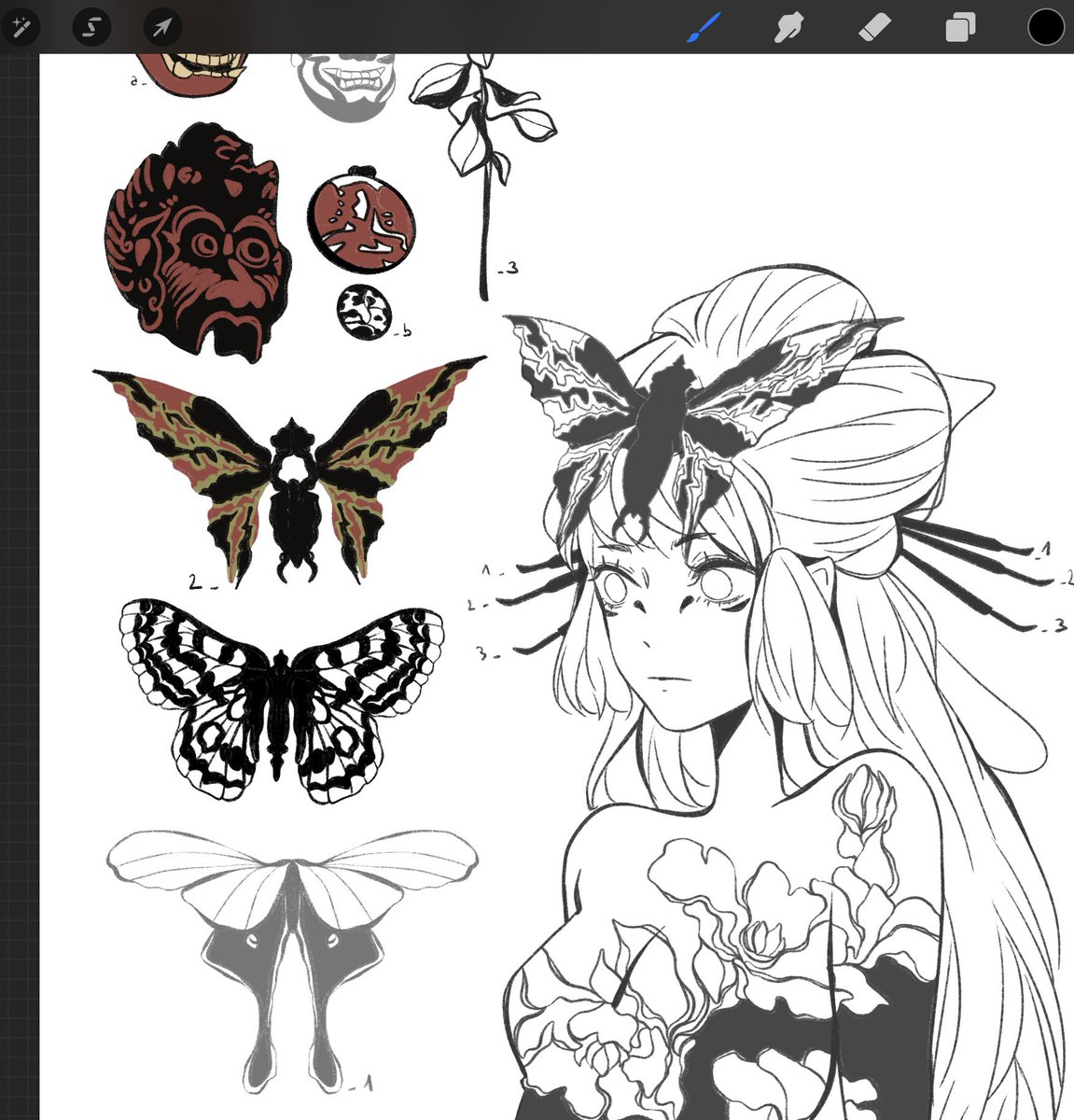 Demonerith's tweet image. #artmoots #procreate #doodle