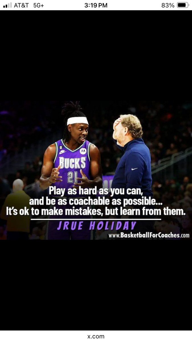 Great tip from Jrue