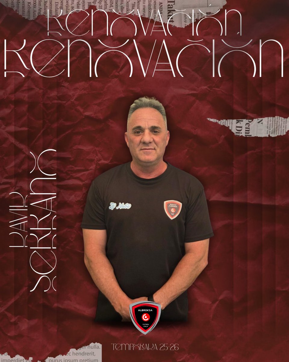 🚨 RENOVACIÓN 

🎙️ David Serrano seguirá al frente del Badajoz Albroksa una temporada más.

💼 Tras iniciar su etapa con nosotros el pasado curso, el míster renueva su compromiso.

💪 Con él, seguimos construyendo un equipo competitivo y ambicioso para lo que viene.

⚽ ¡Vamos!