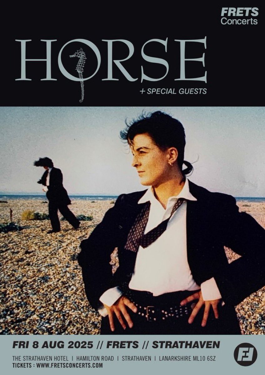 FRETSCONCERTS's tweet image. Horse will be in concert at the Strathaven Hotel on Friday 8th August. This year marks 35 years since the release of the debut album, The Same Sky. This concert will see Horse perform the entire album live in its original track order.
TICKETS:
wegottickets.com/event/658749