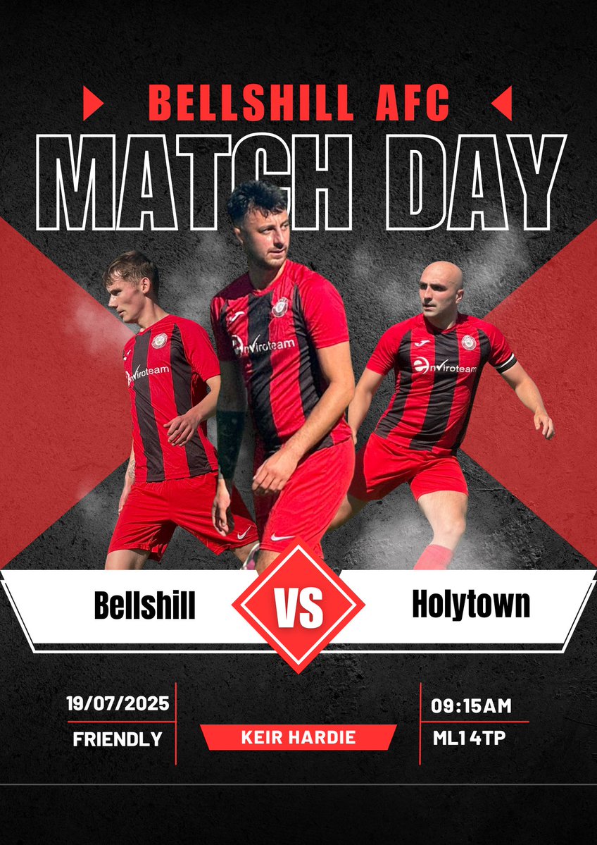 After some last minute changes we will now play Holytown in our next pre season game! 

Another good test and good minutes in the legs! 

Mon the Hill 🔴⚫️