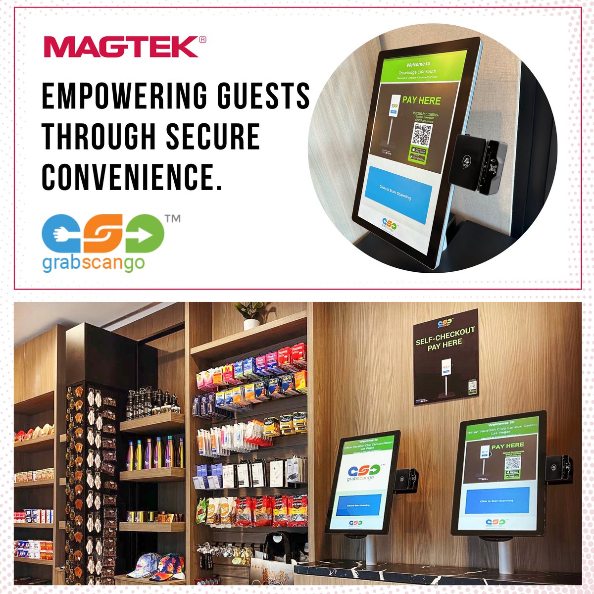 A big shout out to <a href="/grabscango/">GrabScanGo</a> for successfully executing their vision, with a little help from our #DynaFlex. #lobbymarket #payment #solutions 
To learn more, visit lnkd.in/gvcbzYPR