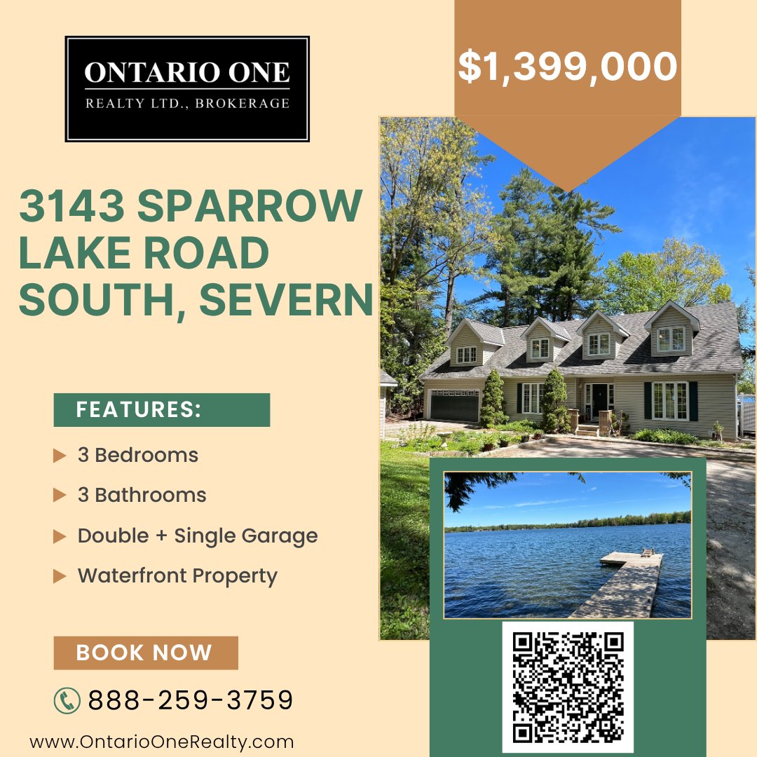 RayDickson's tweet image. On hot days like today, don’t you wish this was yours? 🌞🌊
3143 Sparrow Lake Rd — stunning waterfront, year-round comfort, and views that never get old.

ontarioonerealty.com/ON/severn/l0k2…