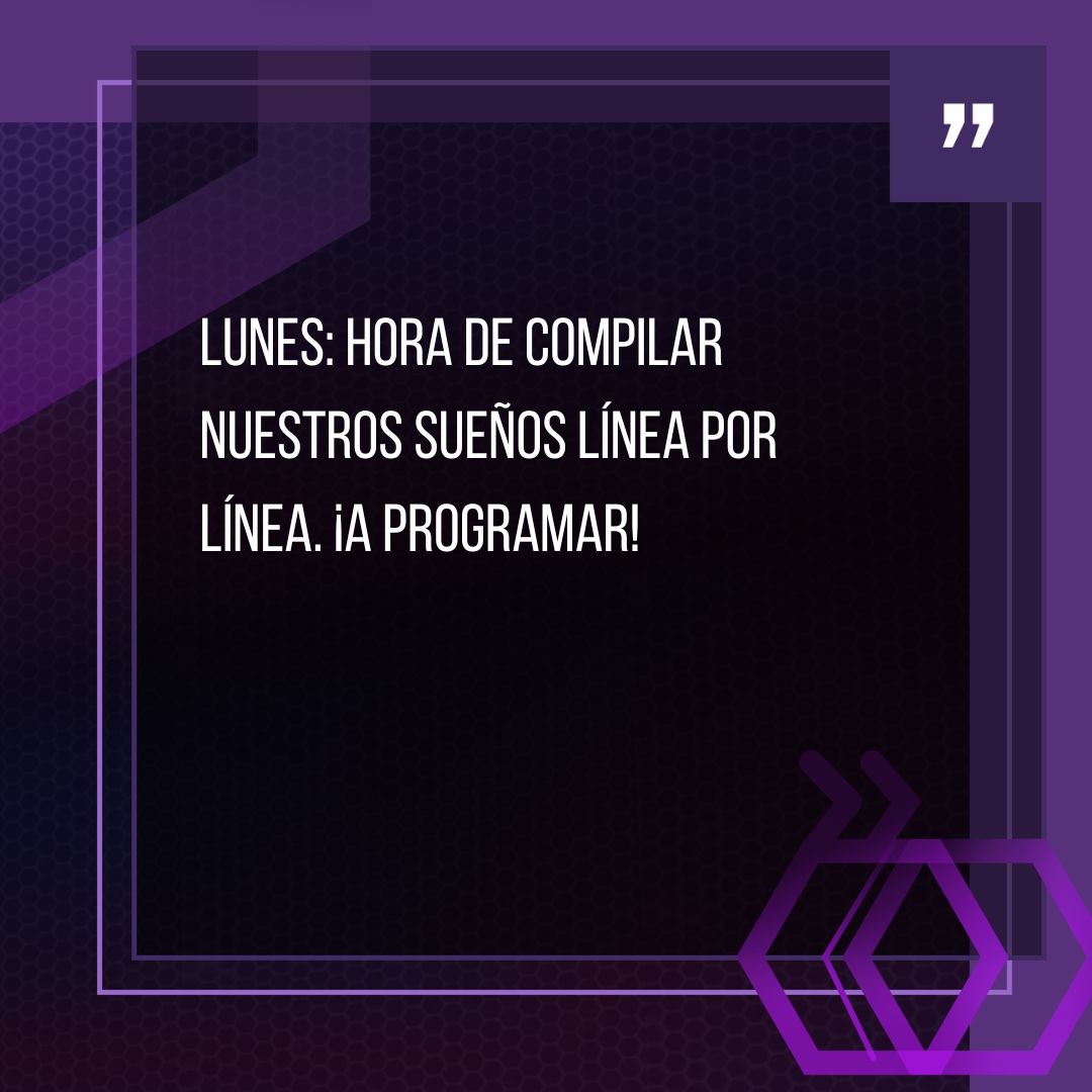 beecrowd_real's tweet image. 💬 Comece a semana compilando sonhos e depurando limites.
 🔁Já começou a codar hoje?

💬 Start your week compiling dreams and debugging limits.
 🔁 Have you started coding today?

#SegundaDev #CodeLife #DevMotivation #MondayMotivation #CodeLife #DevMindset #LunesMotivación