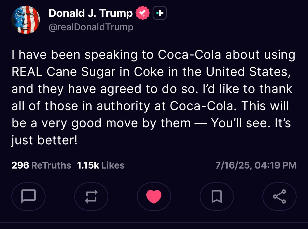 The absolute madman. He did it. He made Mexican Coke American. 😂😂😂