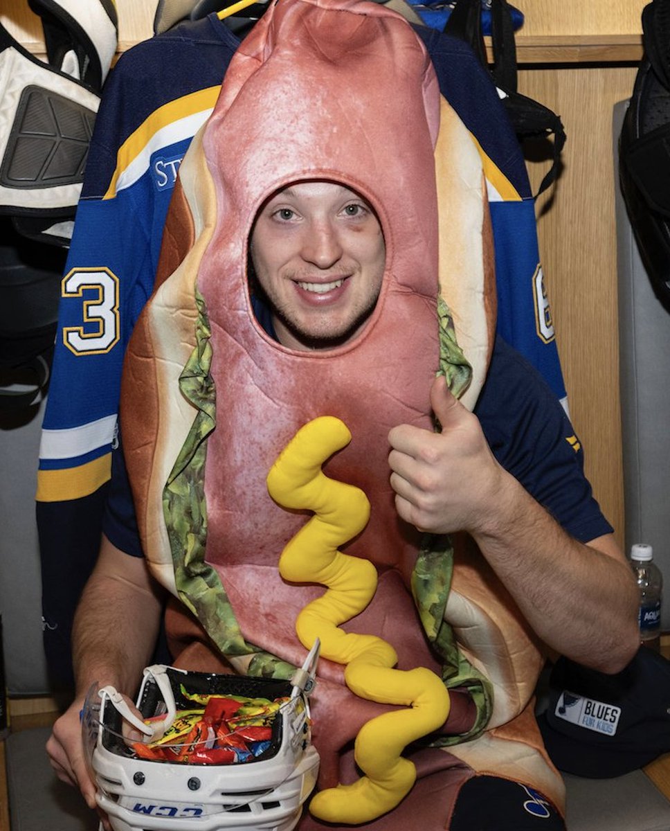 StLouisBlues's tweet image. Just found out that #NationalHotDogDay falls during #NHLYoungStarsWeek...
Coincidence?
